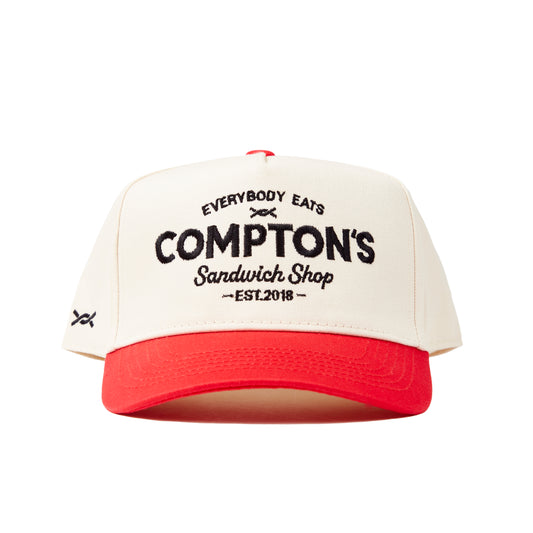 Snapback (White/Red)